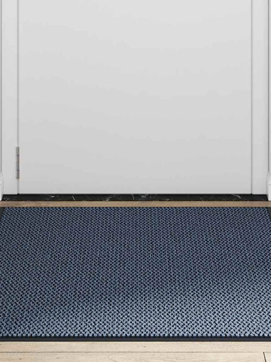 vidaXL Entrance Mat Anti-slip Blue 150x90cm