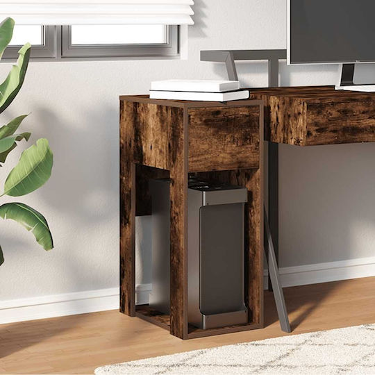 vidaXL Stand Birou Carcasă PC Maro 858735