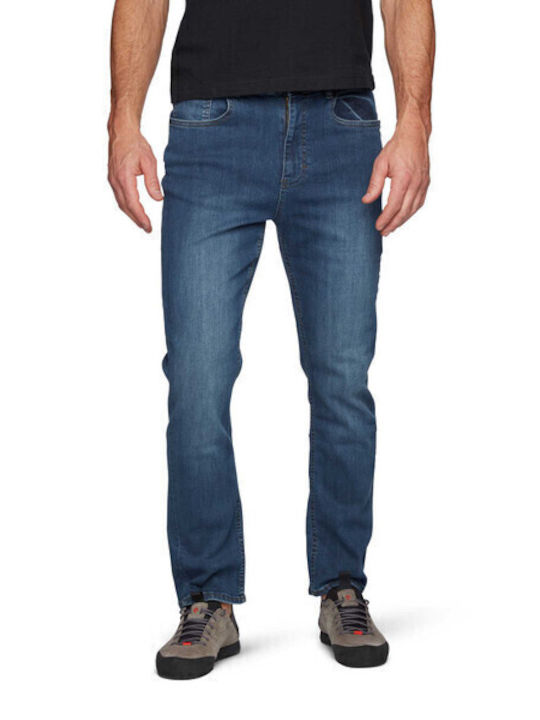 Black Diamond Forged Denim Ανδρικό Μακρύ Παντελόνι Αναρρίχησης Μαύρο