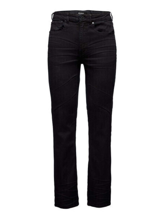 Black Diamond Forged Denim Ανδρικό Μακρύ Παντελόνι Αναρρίχησης Μαύρο