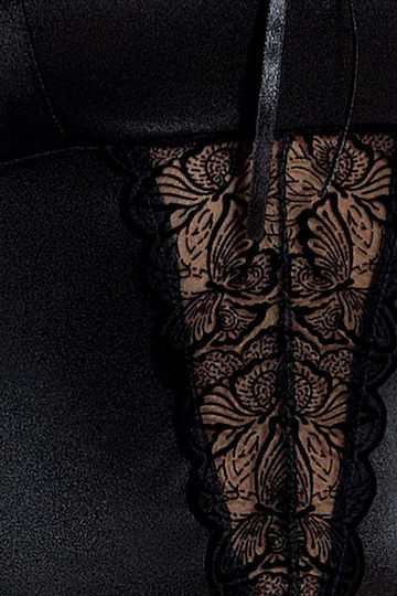 Casmir Lingerie Lauren Corset Секси Комплект Бельо Black