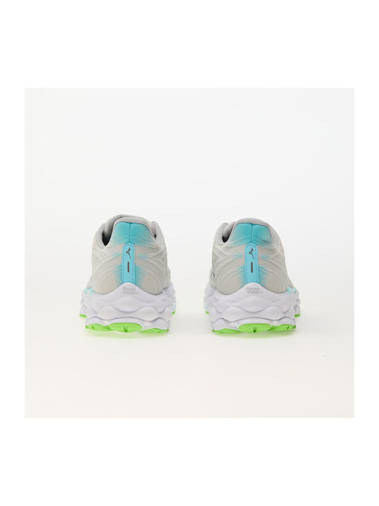 Wave Sky 8 Sport Shoes Running Nimbus Cloud / Black / Green Gecko