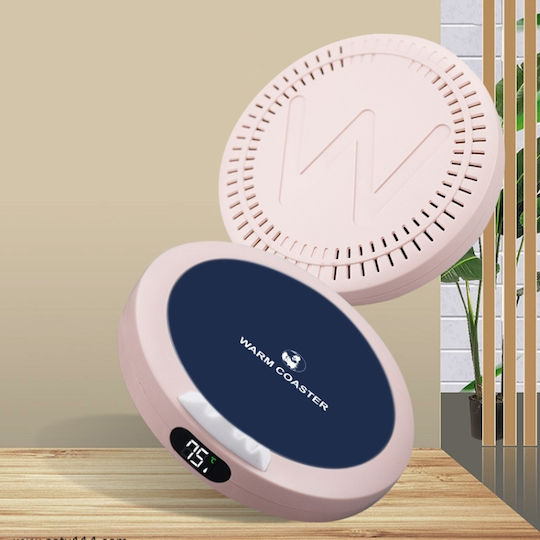 Usb Intelligent Constant Temperature Automatic Heating Coaster Βόρειο Ημισφαίριο Ροζ