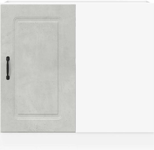 Eckschrank Boden Grey 86x46x81.5Stück