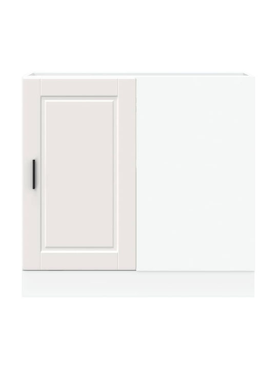 Eckschrank Boden White 86x46x81.5Stück