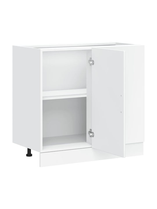 Eckschrank Boden White 86x46x81.5Stück
