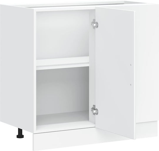Eckschrank Boden White 86x46x81.5Stück