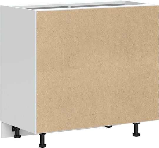 Eckschrank Boden White 86x46x81.5Stück