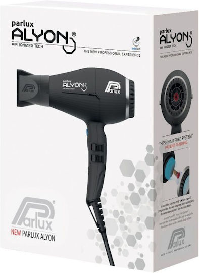 Parlux Alyon Ionic Professional Hair Dryer 2250W Matt Black