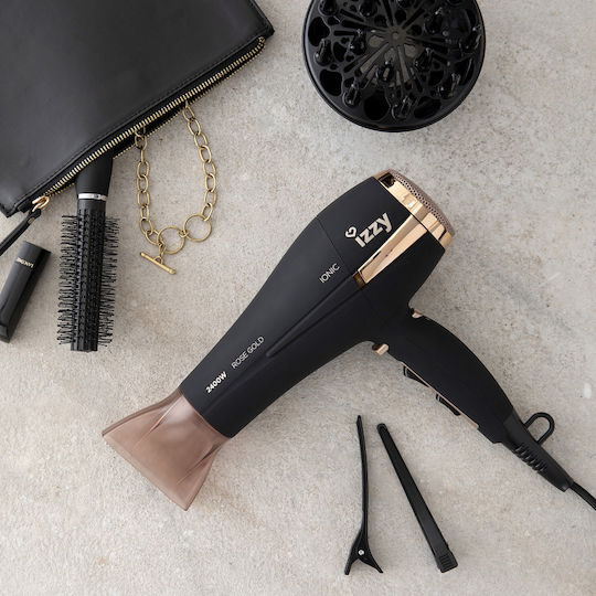 Izzy Ionic Hair Dryer with Diffuser 2400W