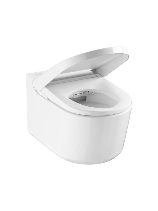 Grohe Sensia Монтирана на стена тоалетна с Капак Софт Клоуз Бяла
