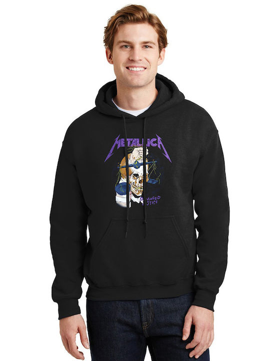 Hoodie Metallica 3 Rock Avenue Black