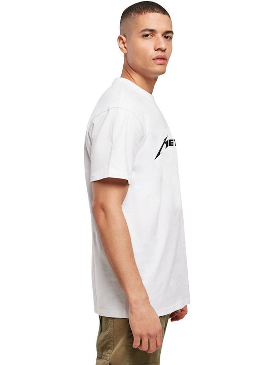 T-shirt Metallica Logo Art Rock Avenue White
