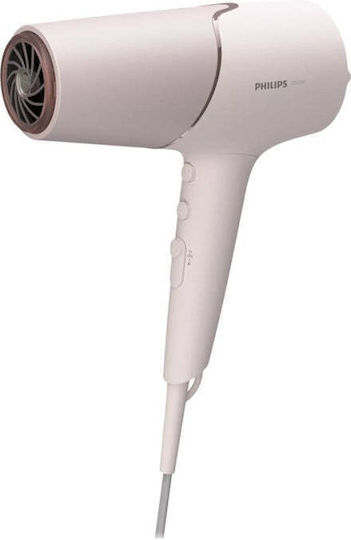 Philips Series 5000 Pink Ionic Hair Dryer with Diffuser 2300W