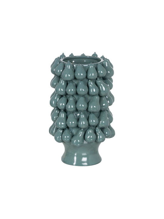 Decorative Vase Blue 26.7x26.7x40cm