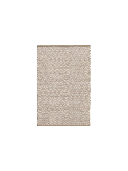 Rug Rectangular Summer from Jute White