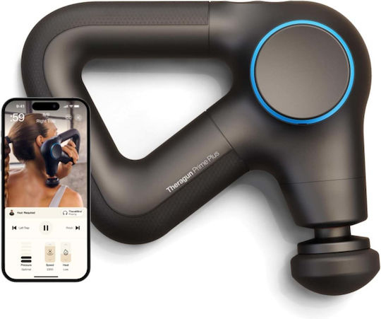 Therabody Gun Massage for the Body with Vibration and Heating Function Black