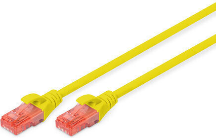 Digitus U/UTP Cat.6 Ethernet Network Cable 3m Yellow 1pcs