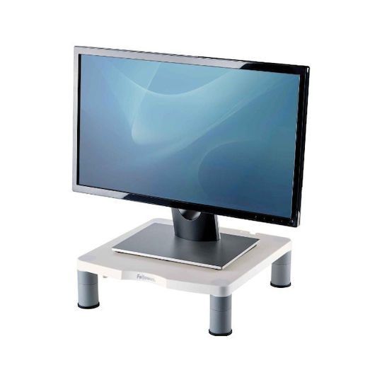 Fellowes Standard Monitor Riser Platinum Επιτραπέζια Βάση Οθόνης Γκρι
