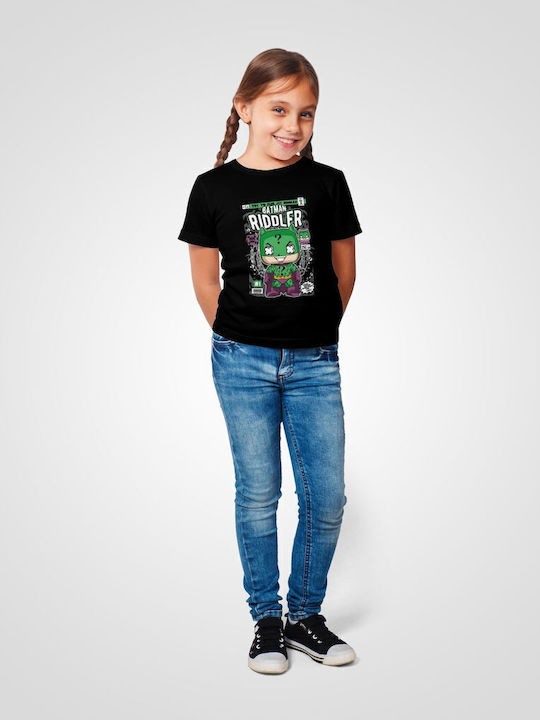 Kids Top Black Batman Riddler