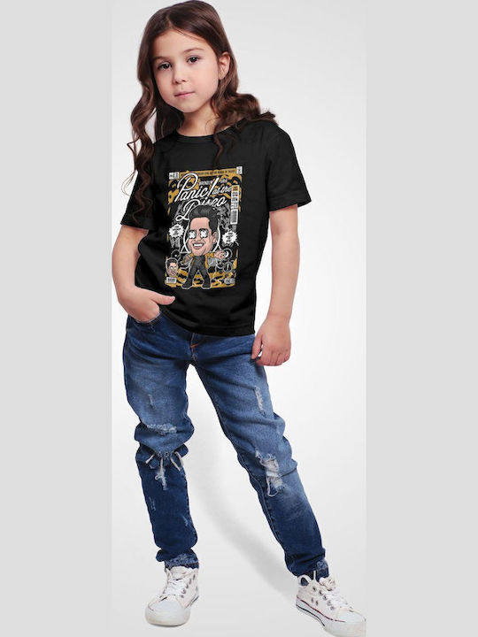 Kids' T-shirt Black Brendon Urie Panic At Disco