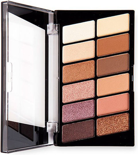 Magic Studio 12 Color Palette Παλέτα με Σκιές Ματιών σε Στερεή Μορφή 4.6gr