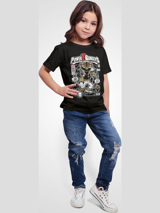 Παιδικό T-shirt Black Power Ranger