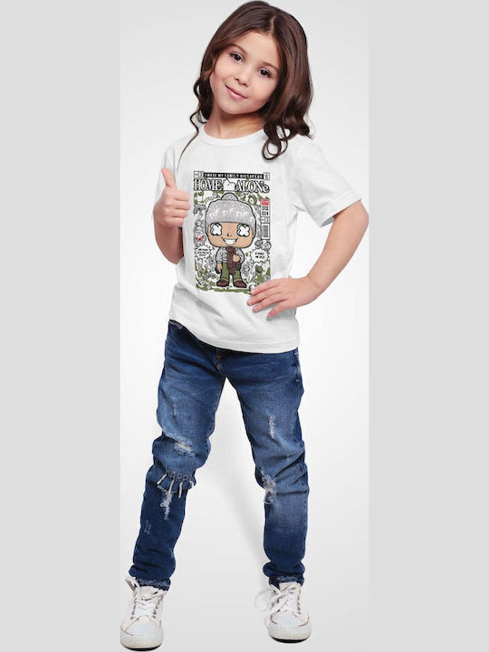 Παιδικό T-shirt White Kevin Home Alone
