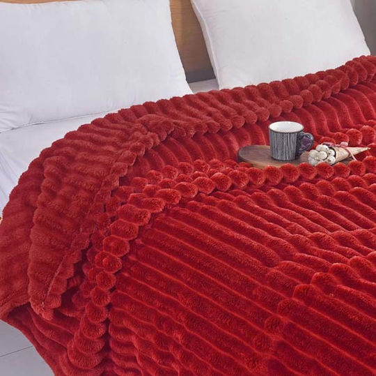 SpitiBazaar Υπέρδιπλη 220x240εκ. Μπορντό SpitiBazaar Υπέρδιπλη 220x240εκ. Μπορντό