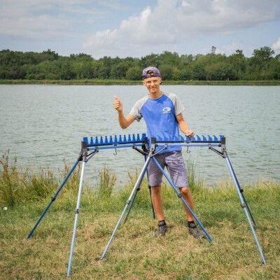Garbolino Rod Support Kit Silver Top 12 Positions 4 Legs Xxl Adjustable 70-100 Cm Windproof