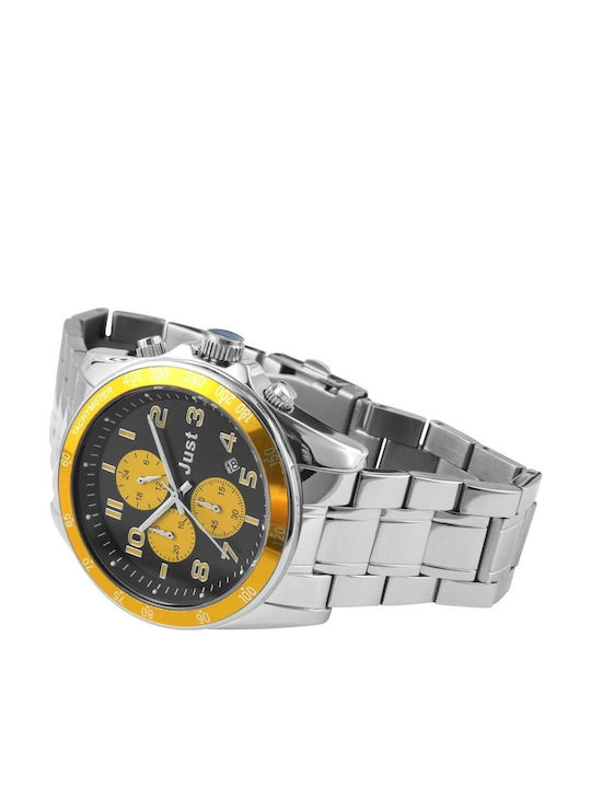 Just Watch Uhr Batterie mit Metallarmband