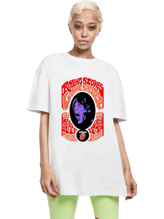 Rolling Stones Logo T-shirt Rock Avenue White Rolling Stones Logo T-shirt Rock Avenue White