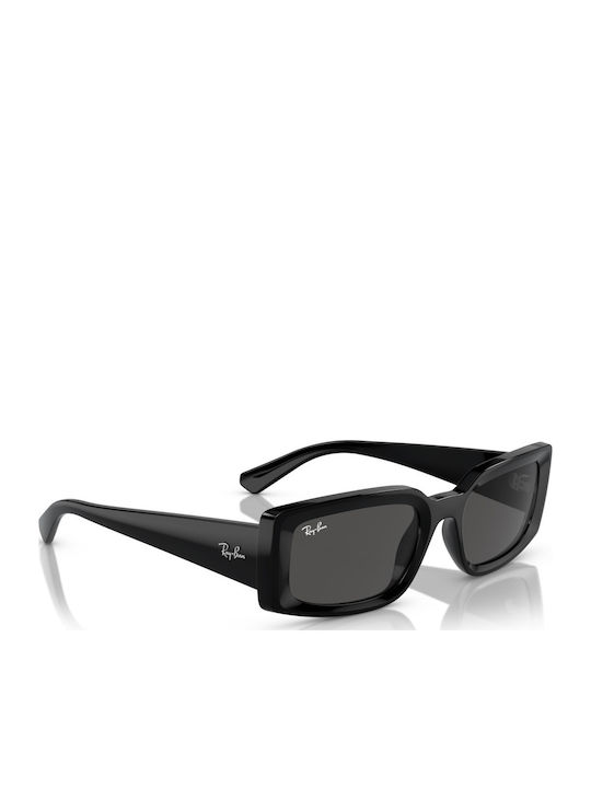 Ray Ban Kiliane Унисекс Слънчеви Очила с Черна Пластмасова Рамка и Черни Лещи
