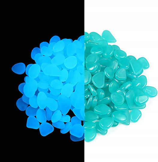 Pietre Iluminatoare Pietricele Fluorescente Lumină Albastră Întuneric 50 buc