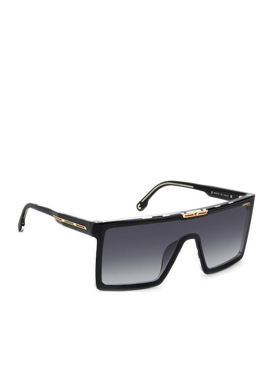 Carrera Men's Sunglasses with Black Plastic Frame and Gray Gradient Lens