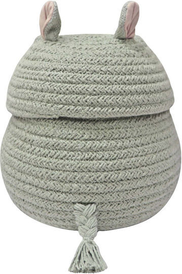 Lorena Canals Kinder Aufbewahrungskorb aus Stoff Grün 15x15x15cm 1Stück