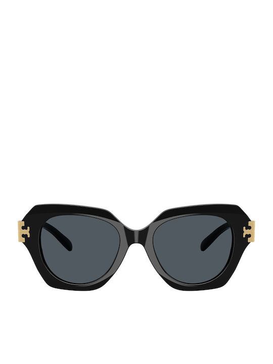 Tory Burch Γυαλιά Ηλίου Μαύρα με Κοκκάλινο Σκελετό Tory Burch Γυαλιά Ηλίου Μαύρα με Κοκκάλινο Σκελετό