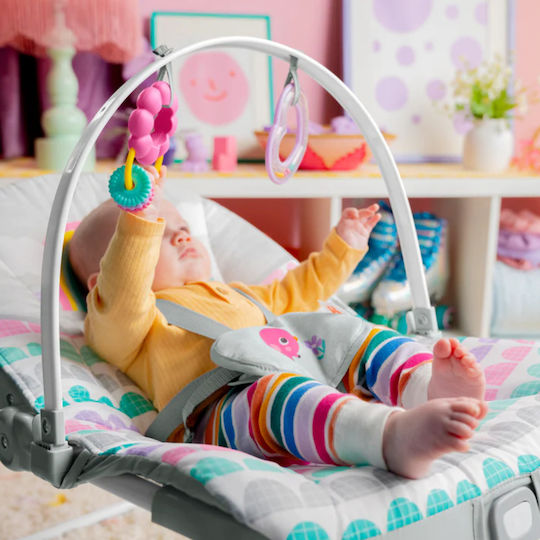 Bright Starts Electric Baby Relax Rosy Rainbow 2-in-1 with Vibration Multicolour