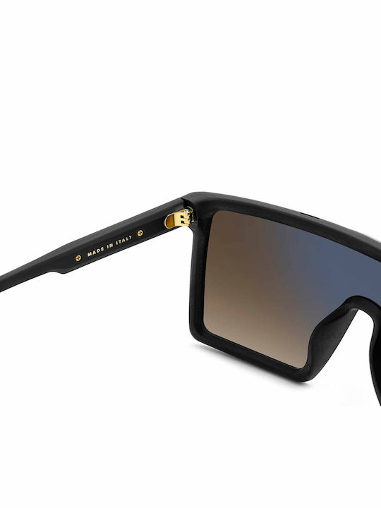 Carrera Unisex Sunglasses With Black Horn-Rimmed Frame And Grey Gradient Lens VICTORY C07/S 00386