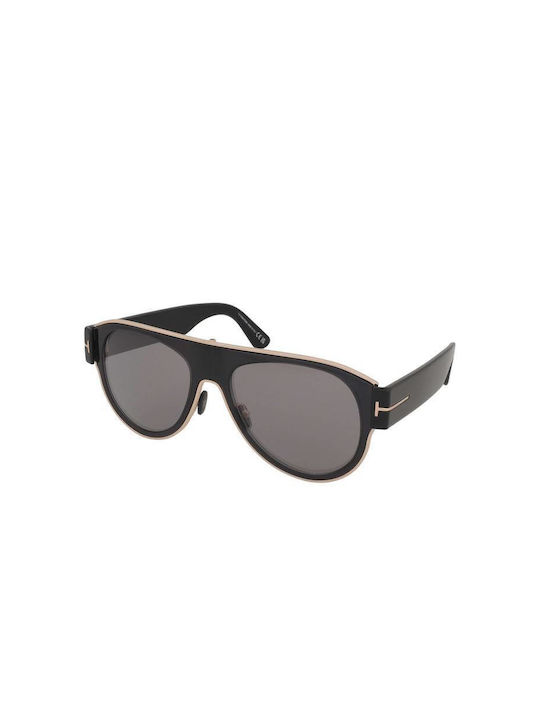 Tom Ford Men's Sunglasses with Black Plastic Frame FT1074 LYLE-02 01C