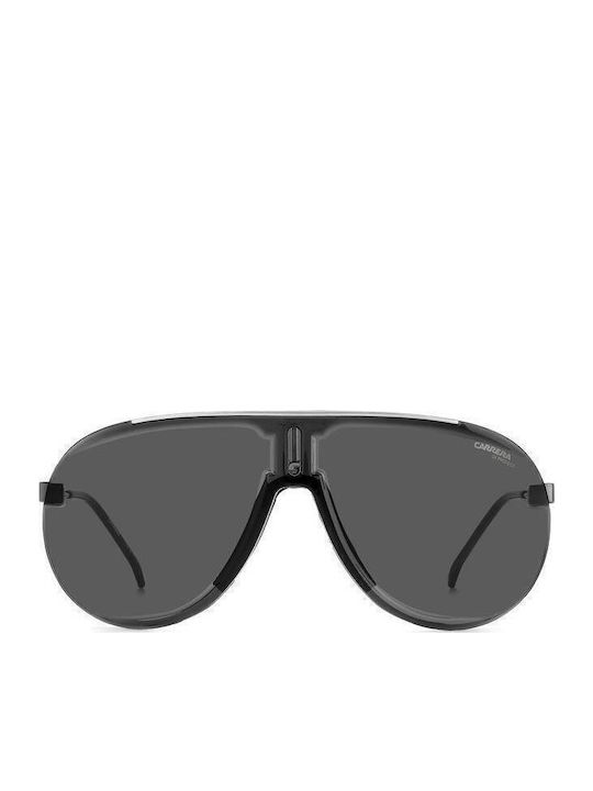 Carrera Superchampion Sunglasses Gray with Metal Frame & Gray Lens Carrera Superchampion Sunglasses Gray with Metal Frame & Gray Lens