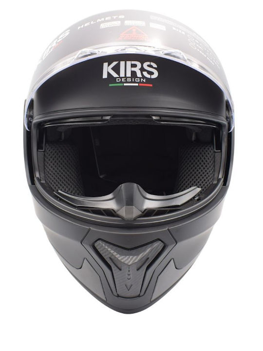 Matt Black Motorcycle Helmet Full Face with Sunvisor