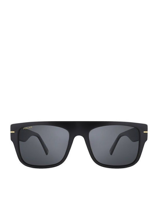 Polar Ochelari De Soare Negri Cu Ramă Din Plastic / Acetat Polar Ochelari De Soare Negri Cu Ramă Din Plastic / Acetat