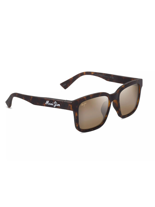 Maui Jim Men's Sunglasses with Brown Tartaruga Plastic Frame and Brown Lens H659-10