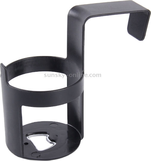 Car Cup Holder 1 Position for Door in Black Color