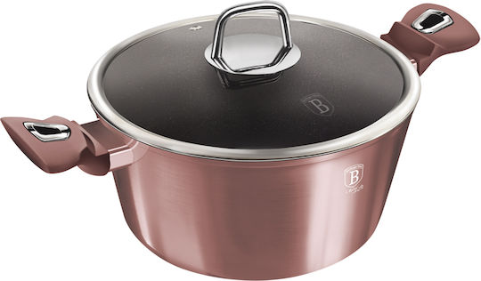 Berlinger Haus i-Rose Collection Tiefes Aluminium Kochtopf 2.2lt / 20cm