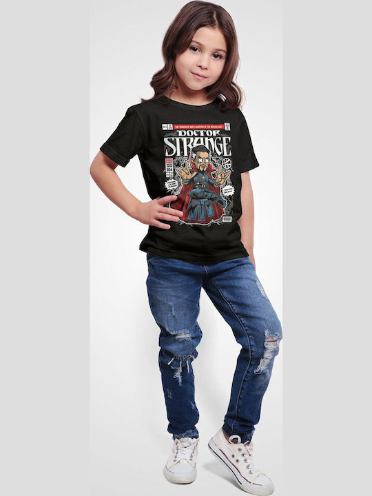 Παιδικό T-shirt Μαύρο Dr Strange