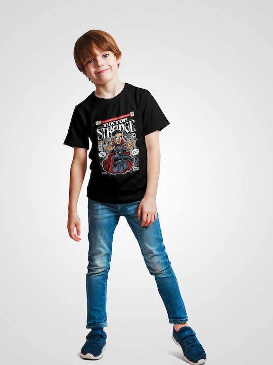 Παιδικό T-shirt Μαύρο Dr Strange