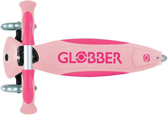Globber Детски Ролери Сгъваеми Go Up Deluxe 3 Колела със Седалка за 15+ Месеца Розови