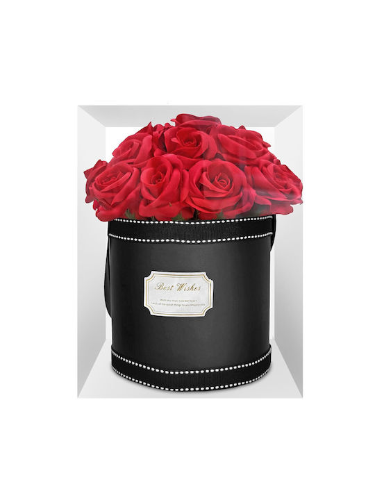 Cylindrical Box 21 Roses Product=20x18cm Box=23x18x18cm Homie 423061 1pc 22-3041